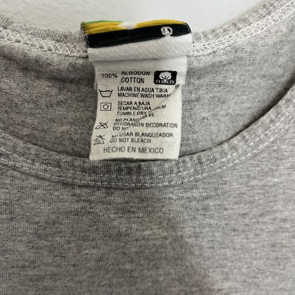 Fat Tuesday Cozumel Vintage Tank Top Gray Graphic Print Large Party RARE VGCond - Picture 8 of 10